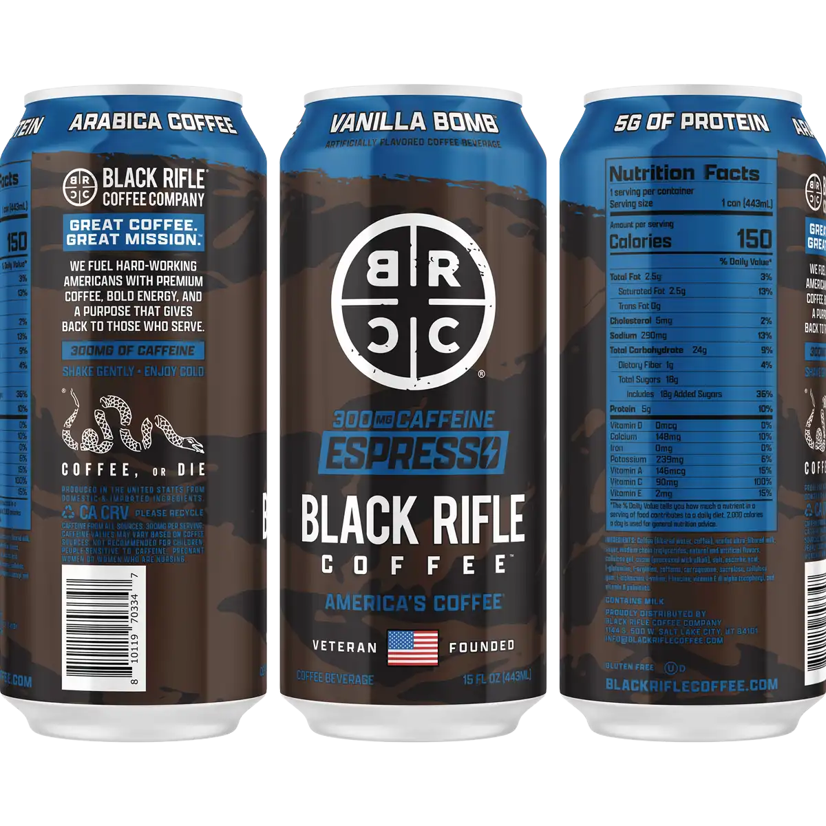 Ready To Drink Coffee, 300MG 12-Pack