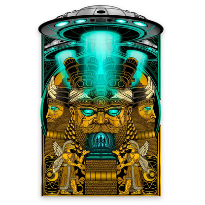 Annunaki Gold ECS Sticker