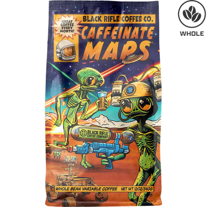 Caffeinate Mars 2.0, 12oz, Whole Bean