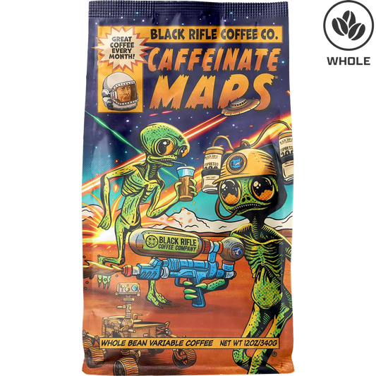 Caffeinate Mars 2.0, 12oz, Whole Bean