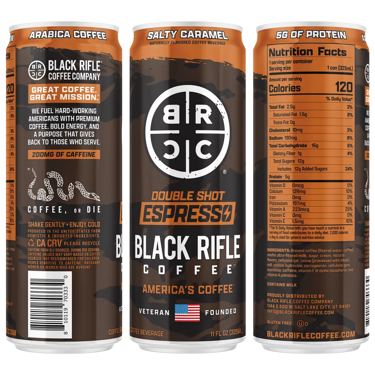 Ready To Drink Coffee, 200MG 12-Pack