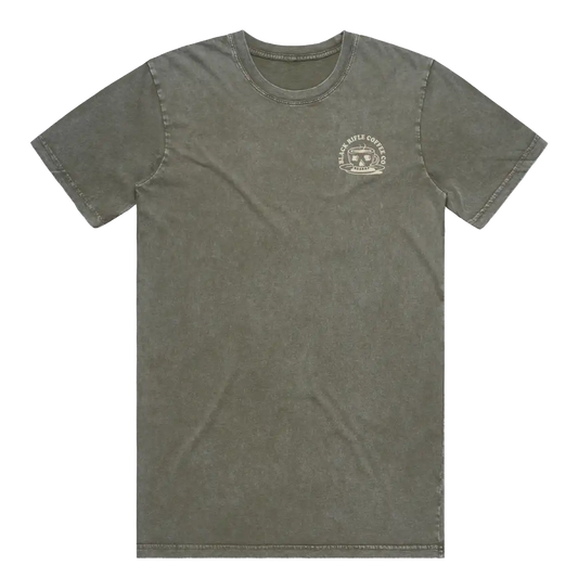 Black Rifle Diner Washed T-Shirt, Moss Stone, S