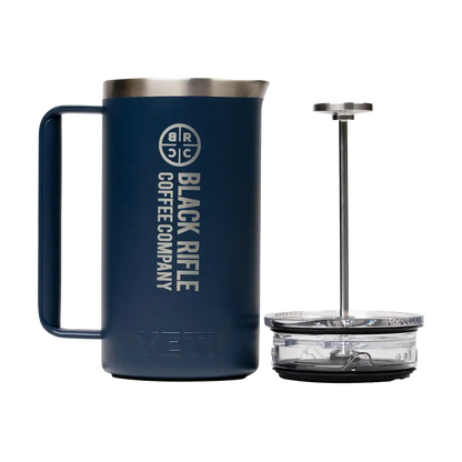 BRCC x YETI Company Logo French Press