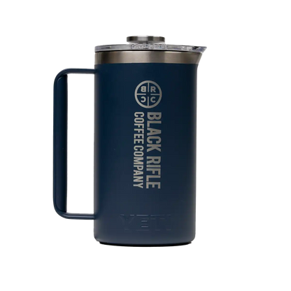 BRCC x YETI Company Logo French Press