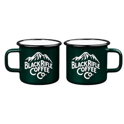 Mountain Enamel Mug