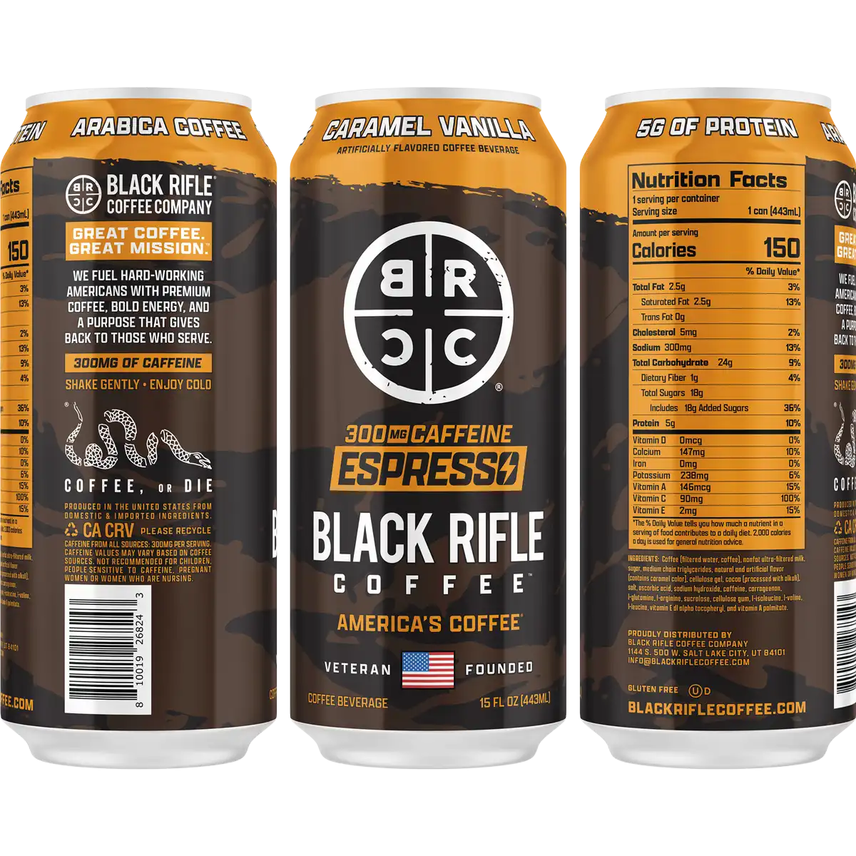 Ready To Drink Coffee, 300MG 12-Pack