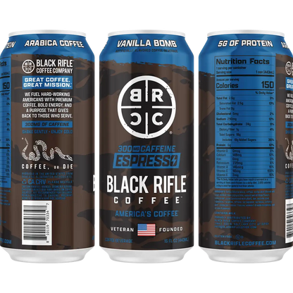 Ready To Drink Coffee, 300MG 12-Pack